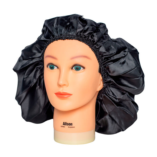 GORRA SATIN NEGRA LARGE