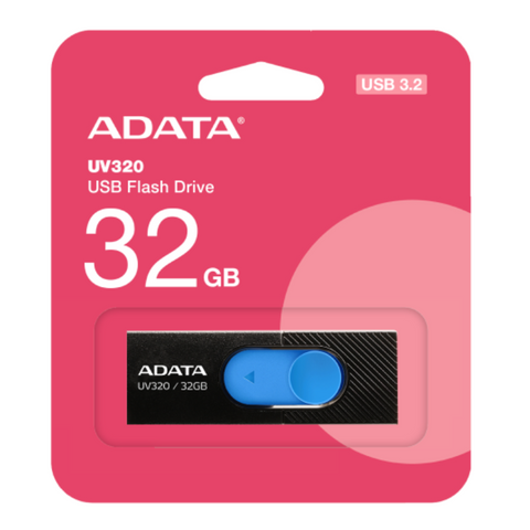 Memoria USB 32GB ADATA AUV320-32G-RBKBL negro / azul