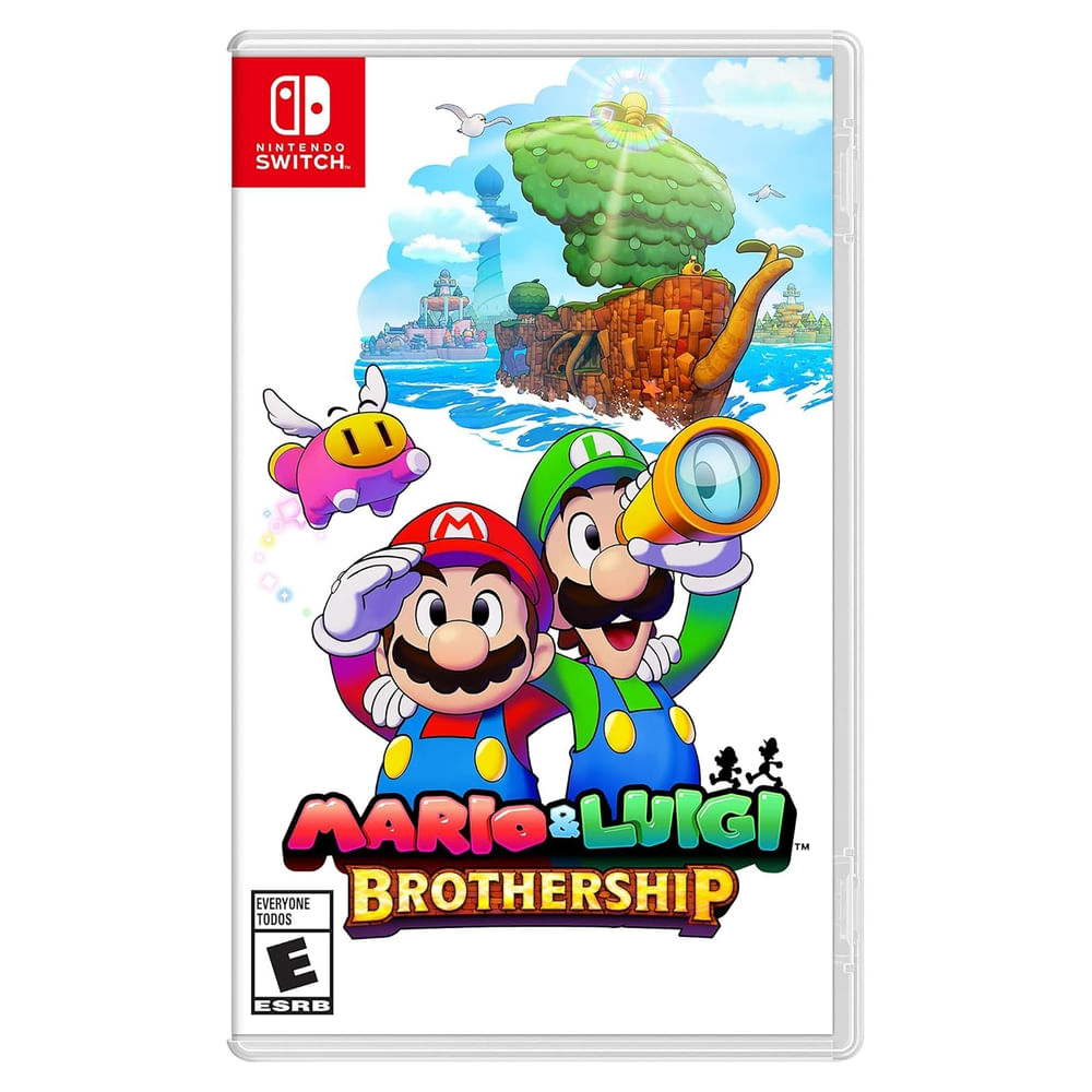 JUEGO MARIO & LUIGI BROTHERSHIP Nintendo Switch game cover featuring Mario and Luigi on an adventure.