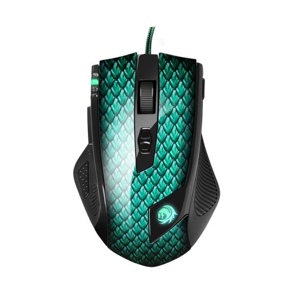 Mouse Gaming Sharkoon Drakonia Alámbrico USB 5000 DPI 4044951012527 Negro / Aqua