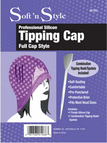 GORRA SILICON PURPURA C/ESPATULA