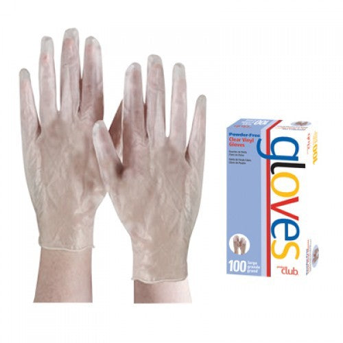 GUANTE VINYL CLARO S/POLVO LARGE