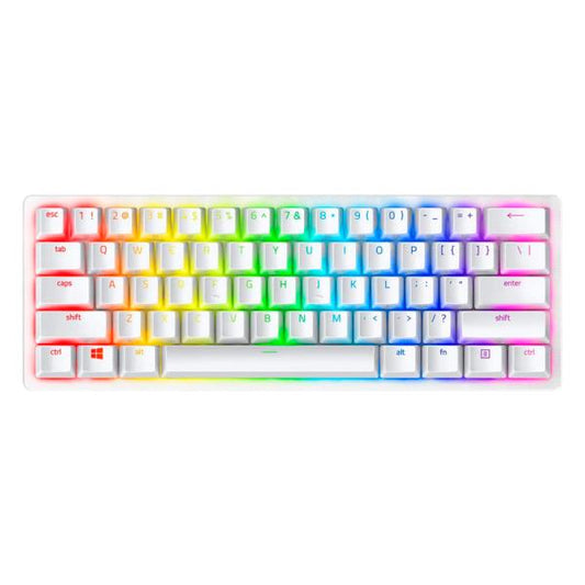 TECLADO GAMING RGB RAZER HUNTSMAN MINI MECÁNICO ALÁMBRICO USB ESPAÑOL SWITCH MORADO RZ03-03390300-R3M1
