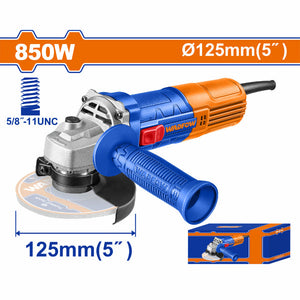 He/esmeriladora angular wadfow 850w 5" 12000rpm uwag15851