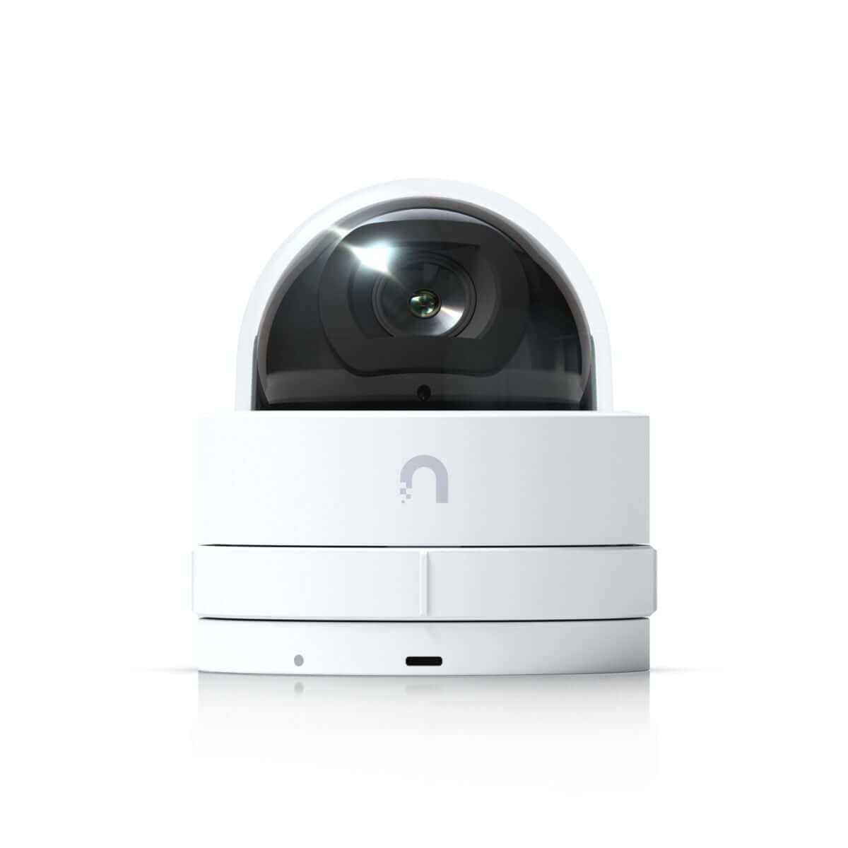 Cámara IP Ubiquiti Unifi G5 Dome de color blanco, ideal para vigilancia y seguridad en alta definición.