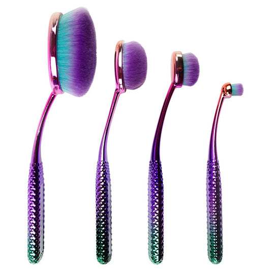 Kit Brochas Rostro Prismatic 4Pc