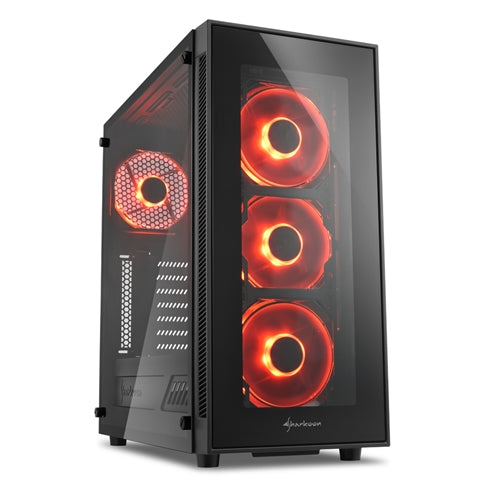 Case Gaming Rgb Sharkoon Tg5 Ventiladores 4 De 120Mm Con Vidrio Lateral Y Frontal 4044951020560
