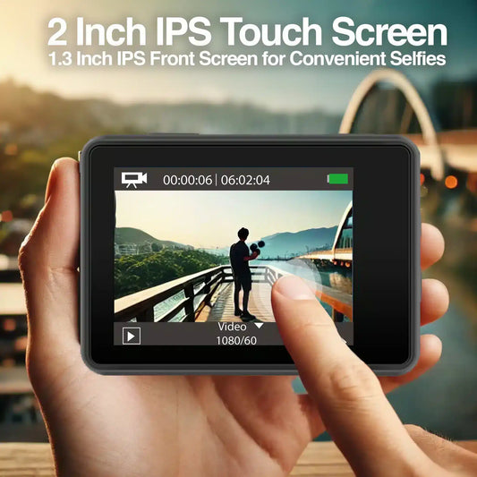 Cámara De Acción Epic 88 4K/60Fps Uhd -
  Pantalla Táctil, Eis De 6 Ejes, Pantallas Duales