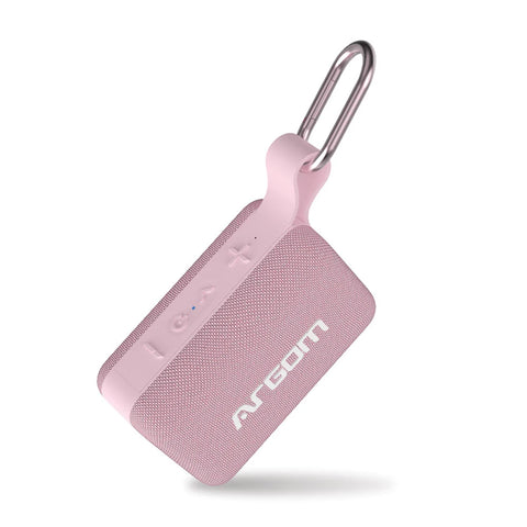 ALTAVOZ INALÁMBRICO PORTÁTIL BOOGIELINK CON RESISTENCIA AL AGUA IPX5 ROSADO