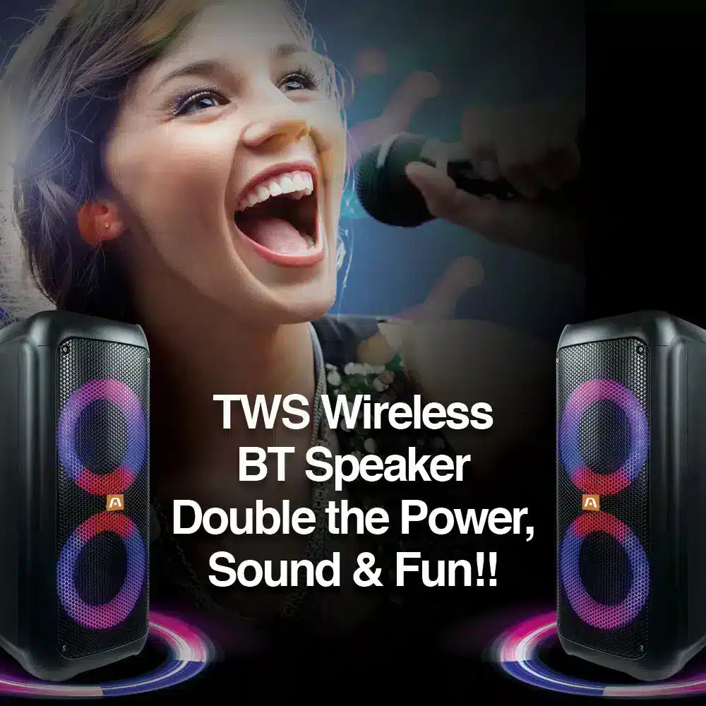 Altavoz De Fiesta Rave 60 Tws Wireless Bt Con Luces L Argom Tech