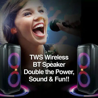 Altavoz De Fiesta Rave 60 Tws Wireless Bt Con Luces L Argom Tech