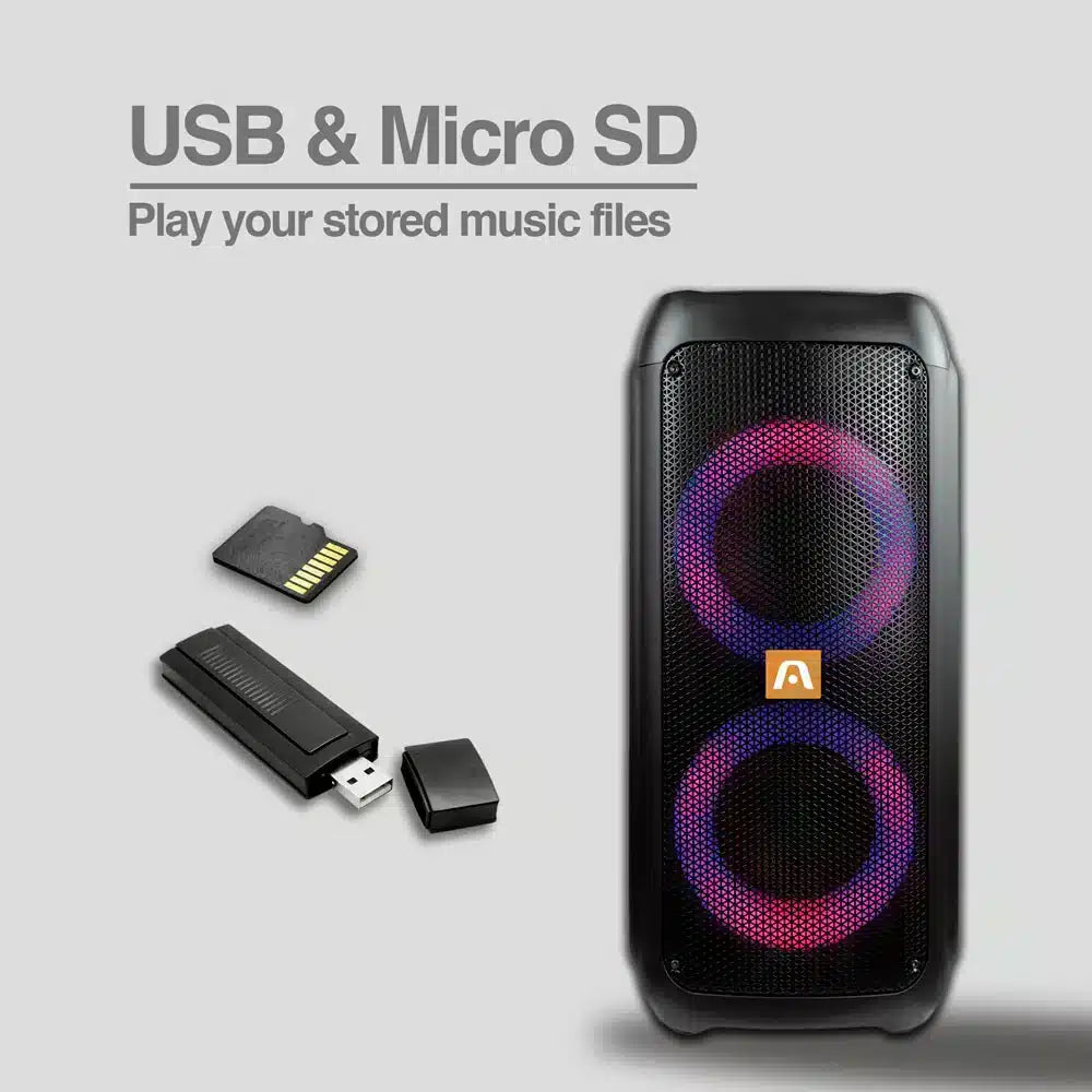 Altavoz De Fiesta Rave 60 Tws Wireless Bt Con Luces L Argom Tech