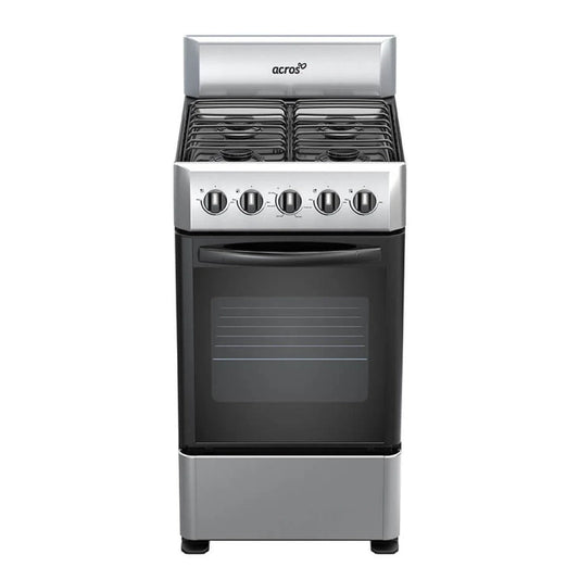 Cocina A Gas Acros 20" Inoxidable 4 Quemadores Horno Panorámico
