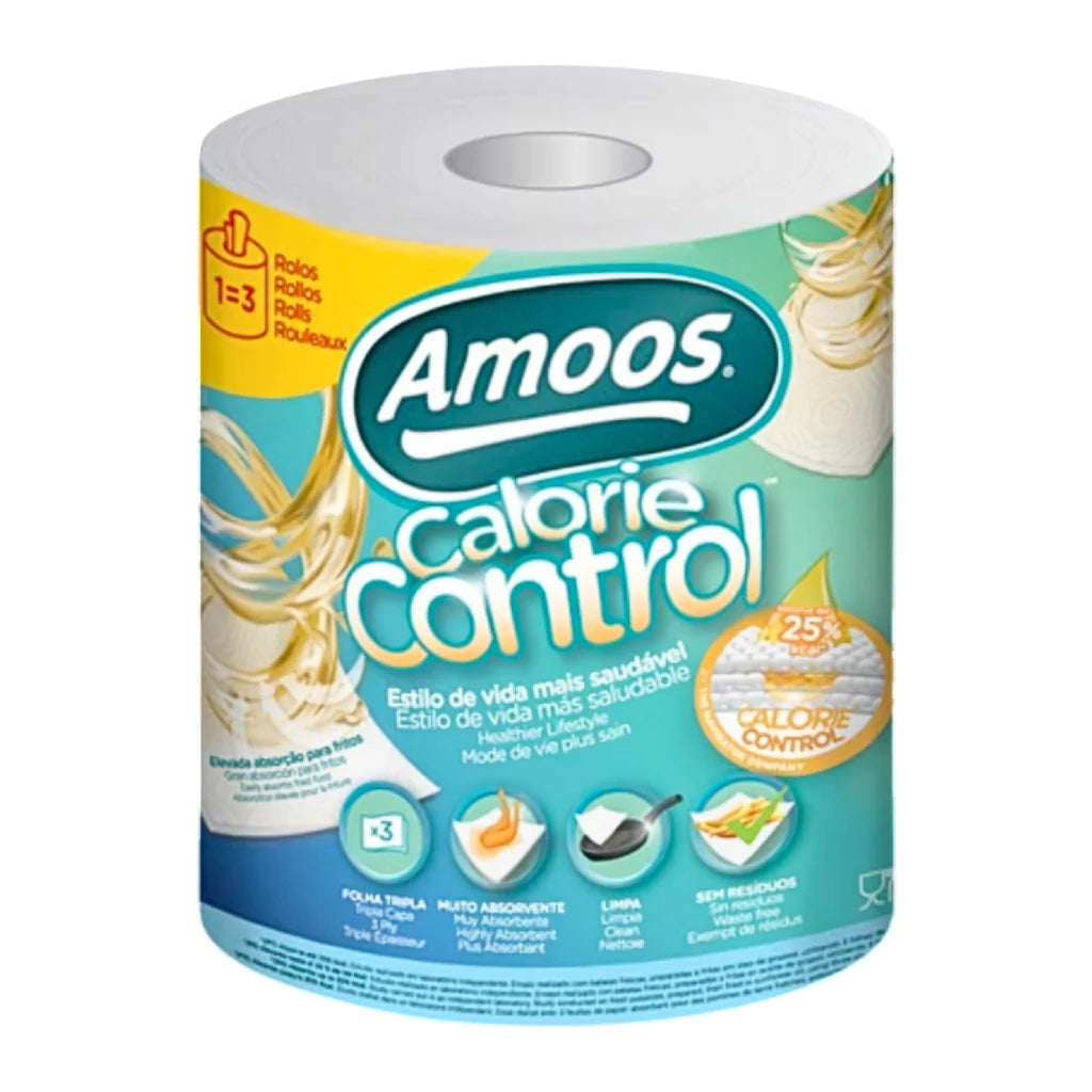 Amoos toalla mayordomo multiusos 3capas calorie control P1 bulto 10 unds - J622603 packaging close-up