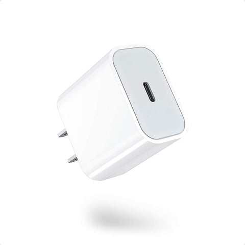 APPLE CUBO 20W TIPO C adaptador de corriente USB-C para carga rápida en dispositivos Apple
