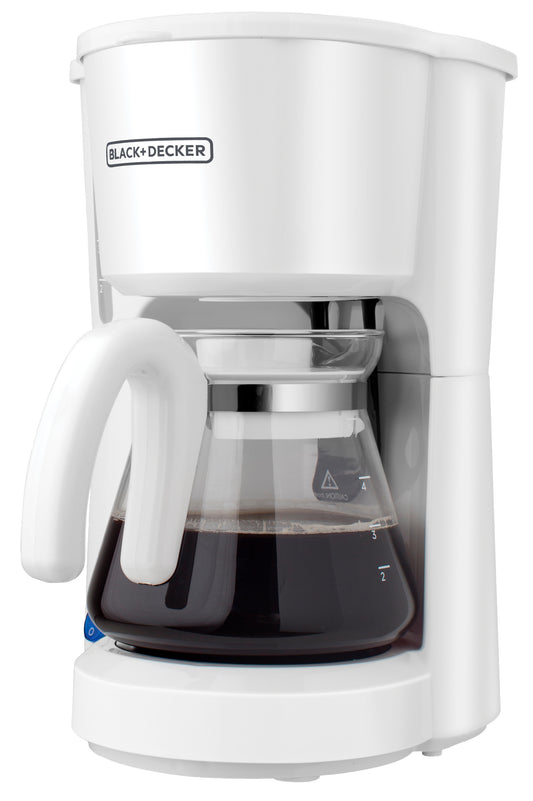 Black + Decker Cafetera 5 Tazas Blanca  Cm0701W