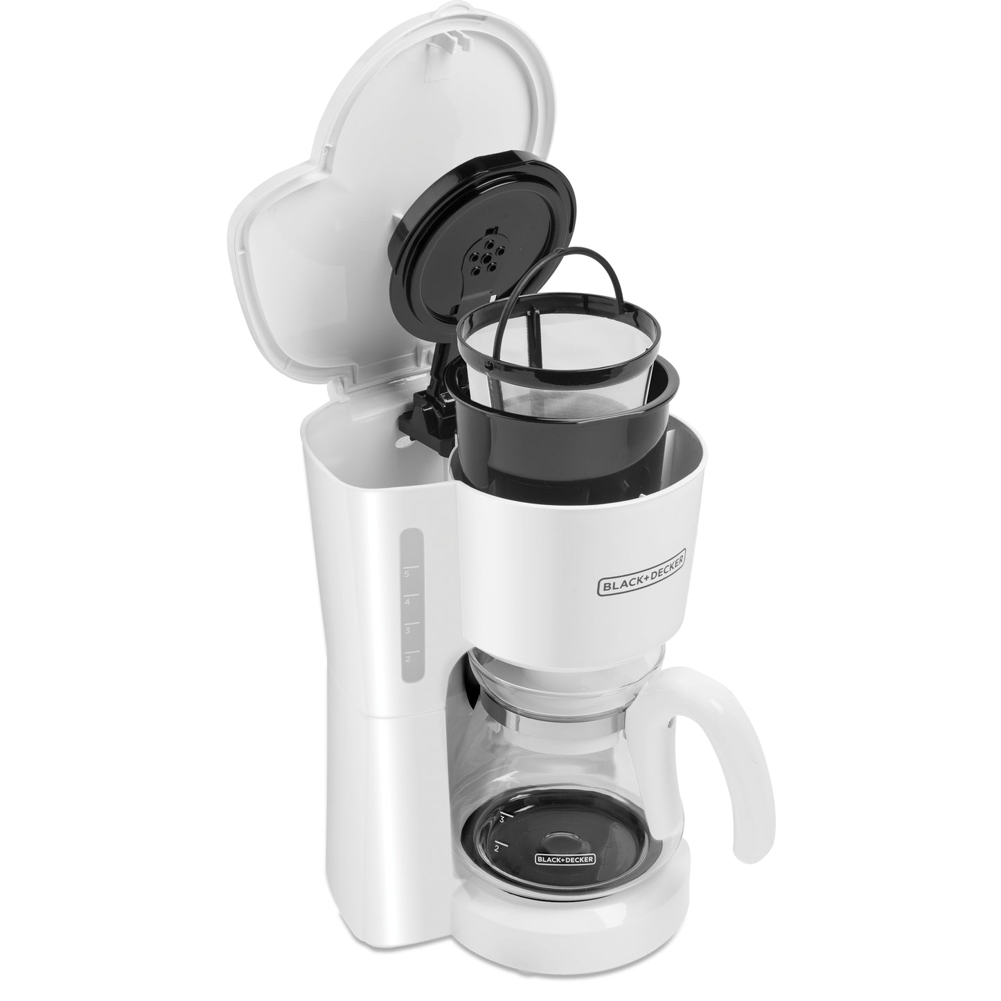 Black + Decker Cafetera 5 Tazas Blanca  Cm0701W