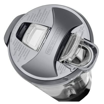 Black + Decker Licuadora 2 Veloc Jarra Plastica 550W Blanca Blbd202Pw