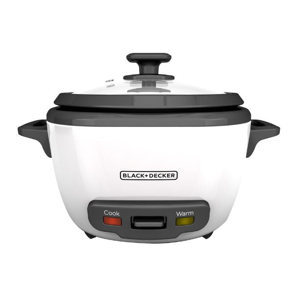 Black + Decker Olla Arrocera 14 Tz Cocidas Blanca Rc514