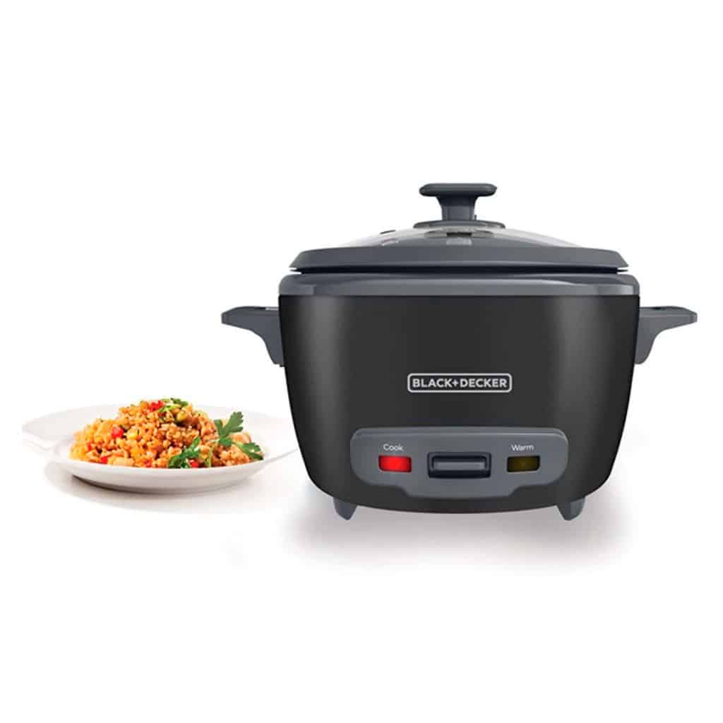 Black + Decker Olla Arrocera 14 Tz Cocidas Negra Rc514B