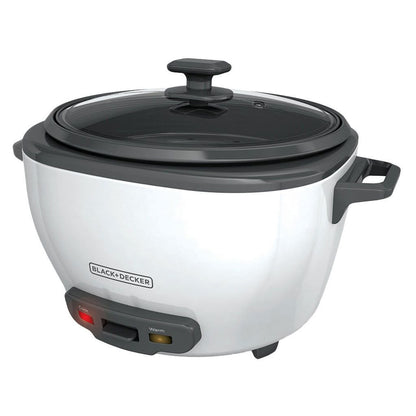 Black + Decker Olla Arrocera 20 Tz Cocidas Blanca Rc5200