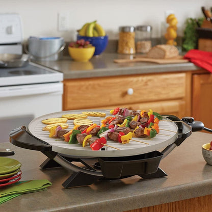 George Foreman Parrilla Tipo Grill 15 Porciones Con Pedestal Gfo3320Gm-La