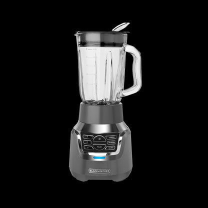 Black + Decker Licuadora Digital 3 Velocidades Con Filtro Jarra Vidrio Y Vaso Personal Bl1350G