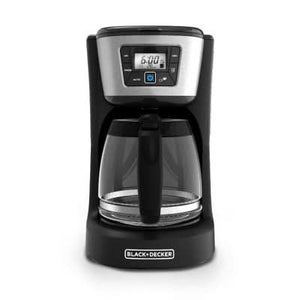 Black + Decker Cafetera 12 Tazas Digital Negro Inox Cm2031B Coffe Maker Costa Rica