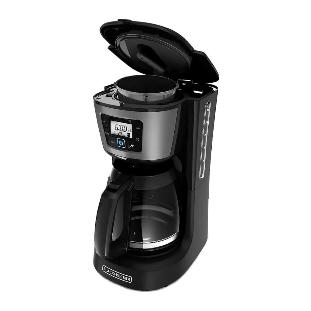 Black + Decker Cafetera 12 Tazas Digital Negro Inox Cm2031B Coffe Maker Costa Rica
