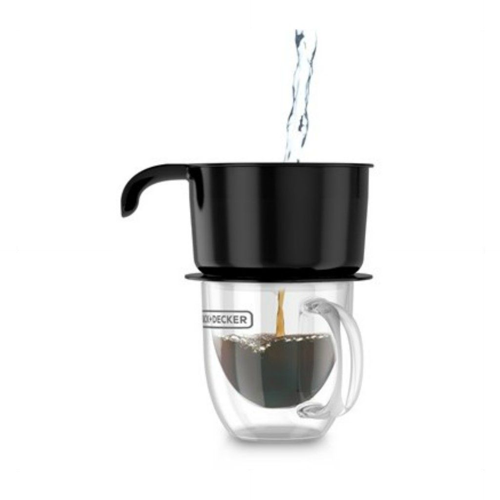 Black + Decker Cafetera 5 Tazas 4 En 1 Negro Cobre Cm0755Bc