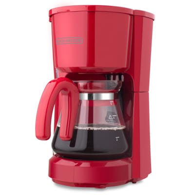 Black + Decker Cafetera 5 Tazas Rojo Cm0701R
