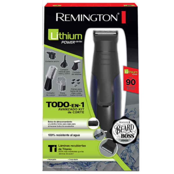 Remington Cortadora De Cabello-Pg6160A-Bvf kit multifunción resistente al agua 90 minutos sin cable