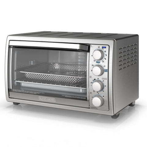 Black + Decker Horno Tostador Con Freidora De Aire 9 Rebanadas To4315Ss-La Hornos Tostadores Costa Rica