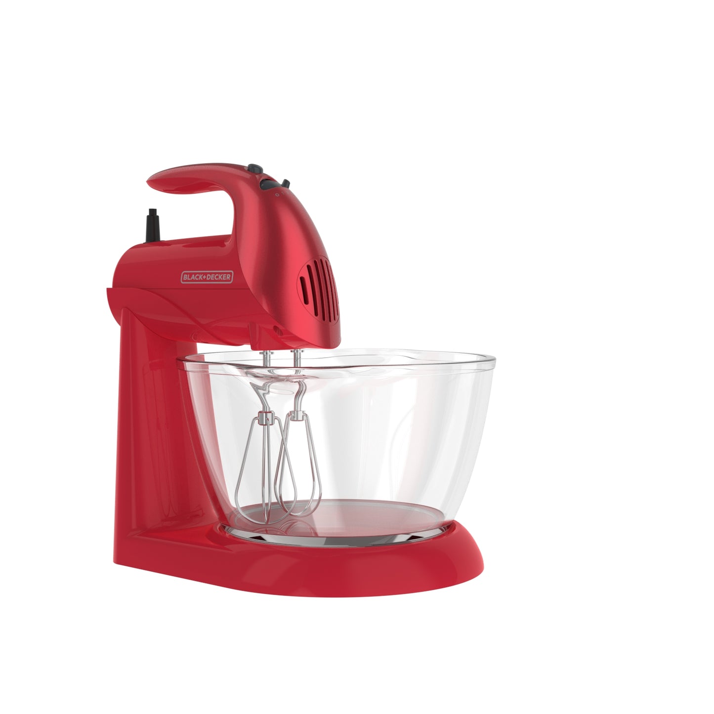 Black + Decker Batidora De Pedestal 250W  Roja Tazon De Vidrio -  Mx900-Rla