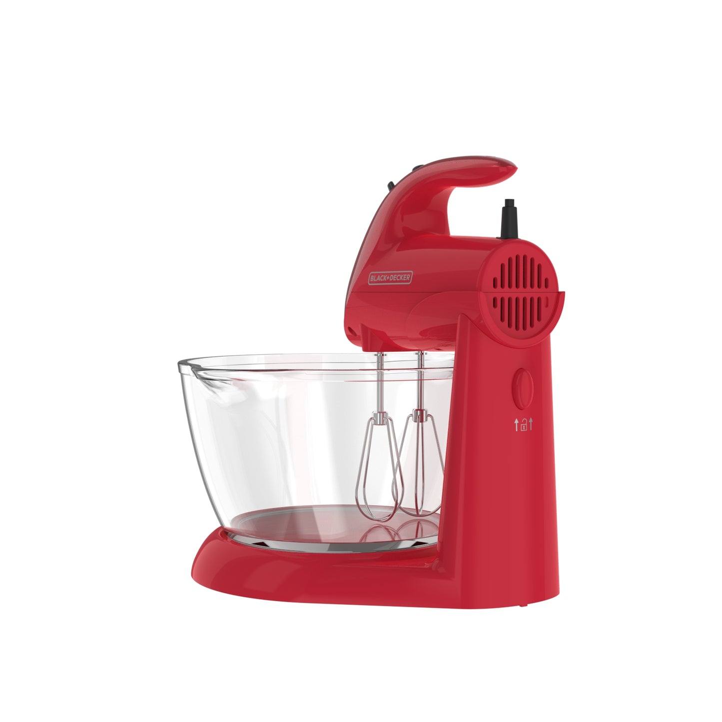 Black + Decker Batidora De Pedestal 250W  Roja Tazon De Vidrio -  Mx900-Rla