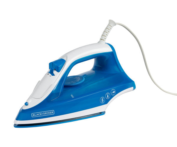 Black + Decker plancha para ropa trueglide azul - IRBD350 Electromenor Costa Rica