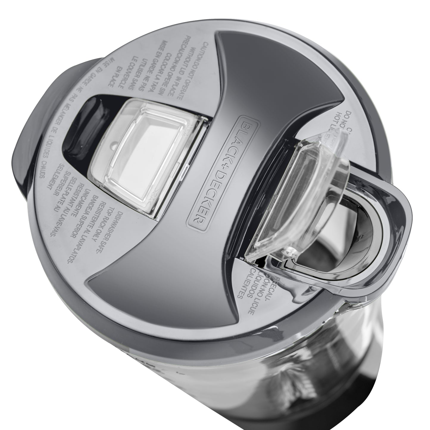 Black + Decker Licuadora 10 Veloc Jarra Vidrio 550W Negra 2 Picadores Blbd210Gb-2G