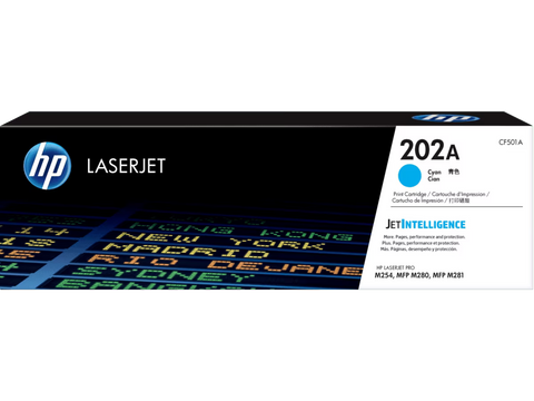 Hp Toner Cyan #202A Cf501A Tintas Costa Rica