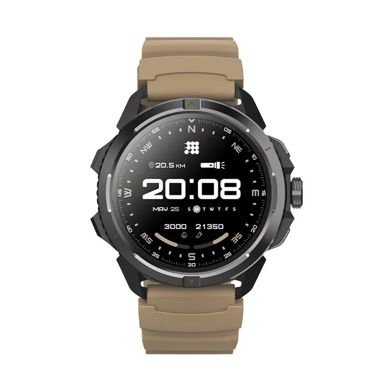 Reloj inteligente RELOJ CUBITT CON BLUETOOTH TERRA BUTTER YELLOW con GPS, resistencia 5ATM y asistente VITA AI.