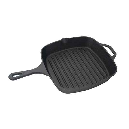 Sarten Grill Cuadrado Hierro Fundido 26Cm