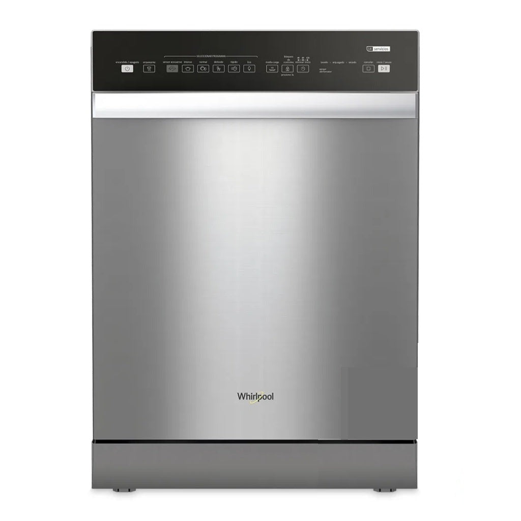 Lavaplatos De Piso Whirlpool - Capacidad 14 Servicios - Controles Touch - Acero Inoxidable
