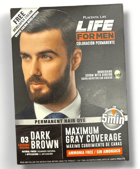 Coloración permanente para canas