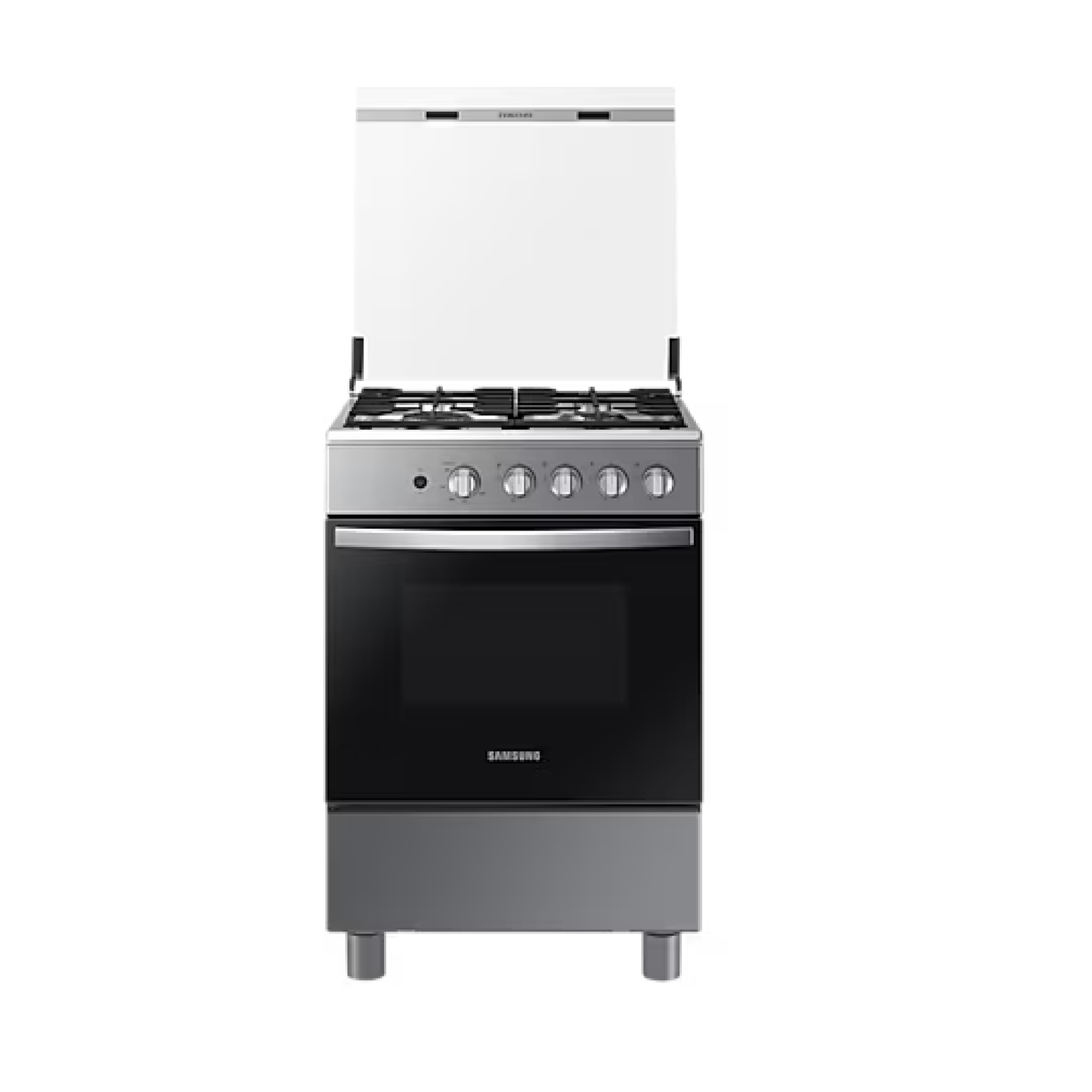 Cocina a Gas SAMSUNG NX24BG45411V, 4 hornillas Silver Look