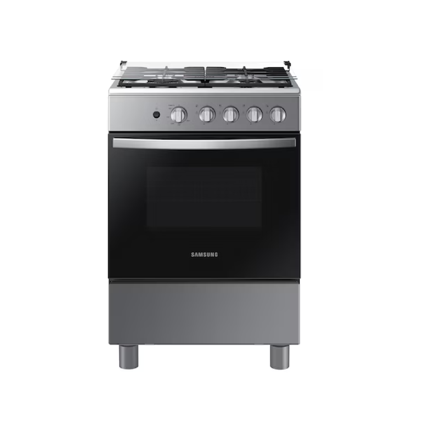 Cocina a Gas SAMSUNG NX24BG45411V, 4 hornillas Silver Look
