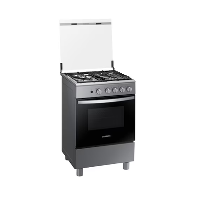 Cocina a Gas SAMSUNG NX24BG45411V, 4 hornillas Silver Look