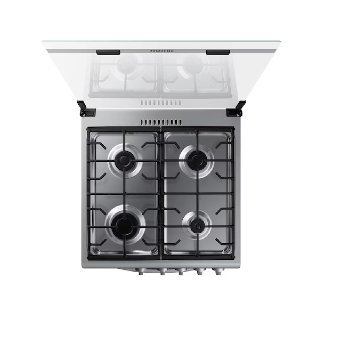 Cocina a Gas SAMSUNG NX24BG45411V, 4 hornillas Silver Look