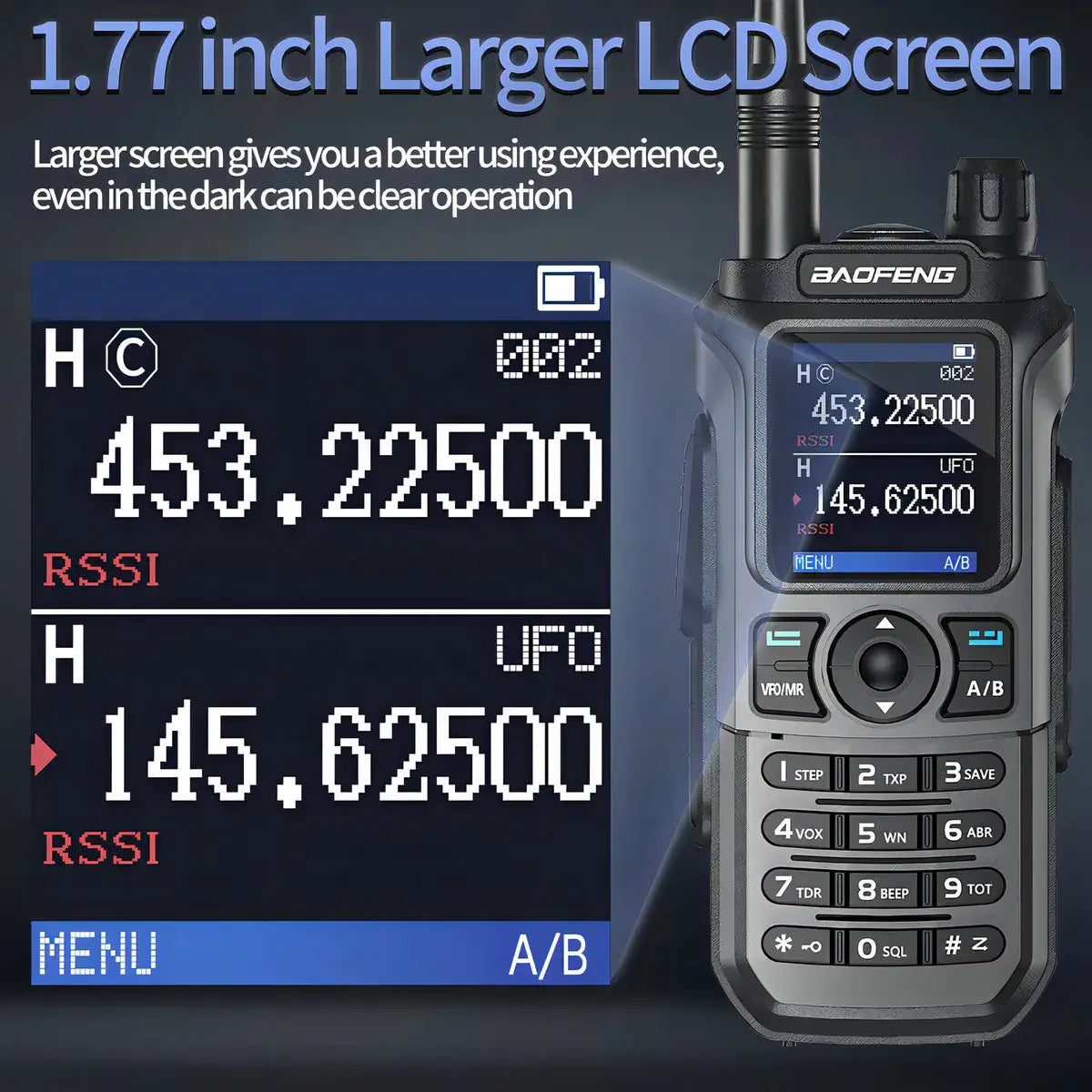 Walkie-talkie Baofeng BF-21 UV-21 PRO V2 frecuencia UHF/VHF