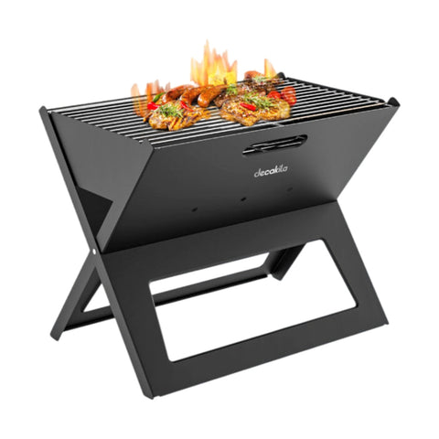 PARRILLA BBQ PORTATIL PLEGABLE 17" KMCC014B Decakila