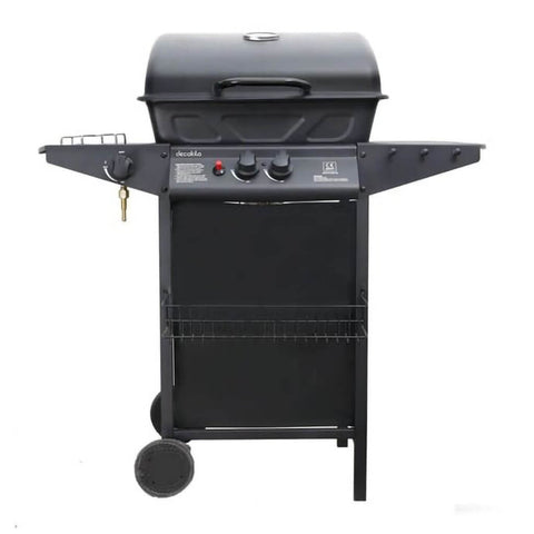 Parrilla de Gas 2 Quemadores (KMGS005B) BBQ Decakila