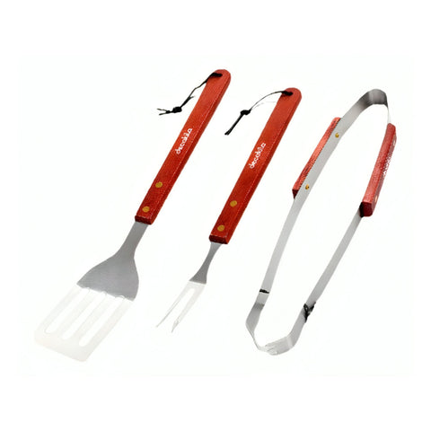 SET UTENSILIOS BBQ 3 PCS KMTT099M Decakila